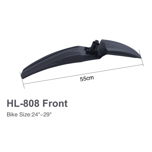 błotnik HL-808 24-29" czarne -zdjęcie numer 2