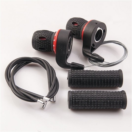 dźwignie przerzutki grip/shift 3x7 -zdjęcie numer 1