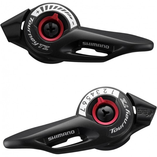 dźwignie przerzutki tz500 shimano3x7 -zdjęcie numer 1