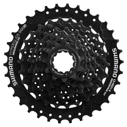 kaseta Shimano hg 31 8rz. czarna -zdjęcie numer 1