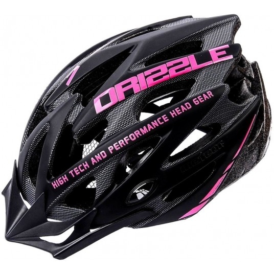 kask Meteor Drizzle czarno-róż M(55-58cm) -zdjęcie numer 1