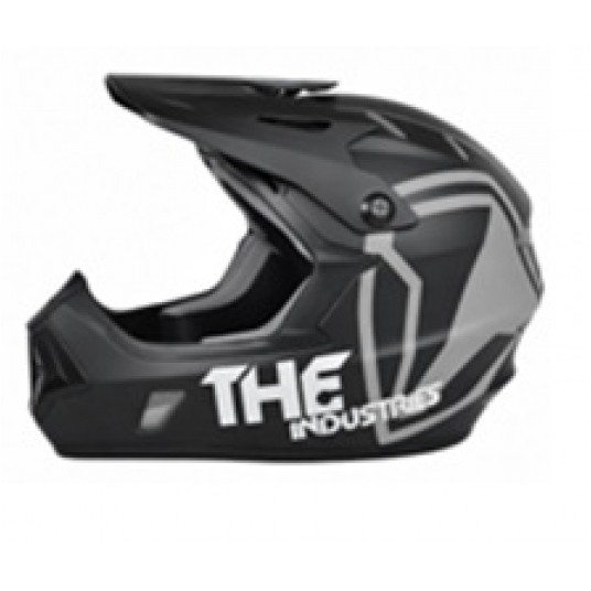 kask S-BIKE full face KS05 black/grey M -zdjęcie numer 1