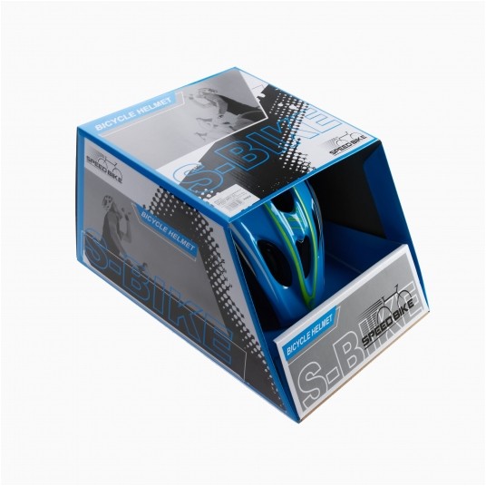 kask S-BIKE HB3-5 blue/white S 48-52cm -zdjęcie numer 2