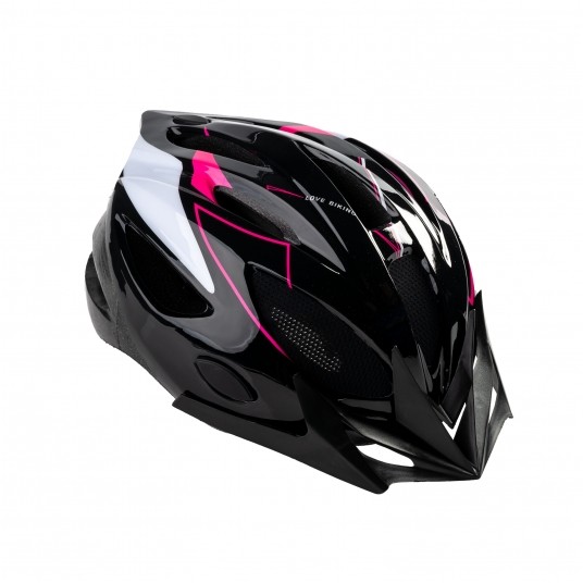 kask S-BIKE MB11 black/pink M 55-58cm -zdjęcie numer 1