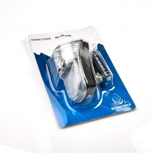 lampa przód 1 white led/bateria/wsp. -zdjęcie numer 1