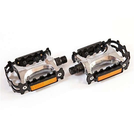 pedały alu/alu czarny 971 -zdjęcie numer 1