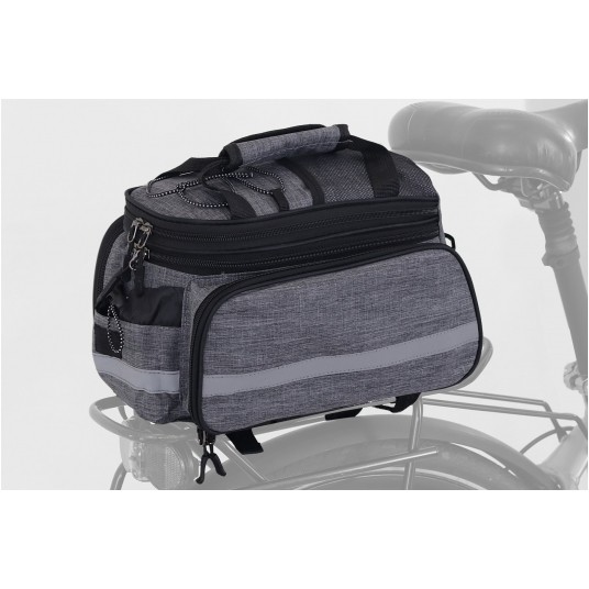 sakwa na bagażnik DT-001 szara -zdjęcie numer 1