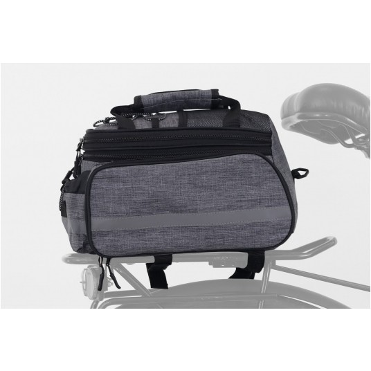 sakwa na bagażnik DT-001 szara -zdjęcie numer 2
