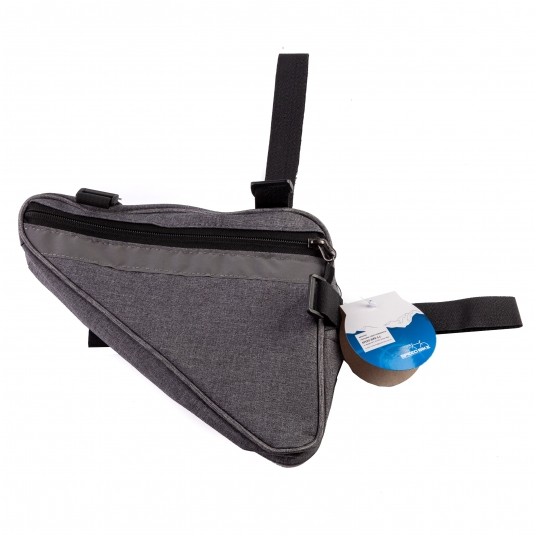 sakwa trójkąt F-089 szara -zdjęcie numer 1