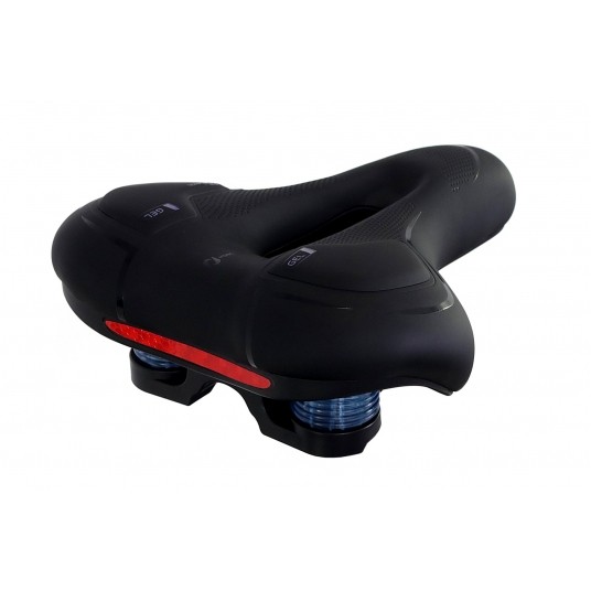 siodło HSD-664 city/gel komfort odblask -zdjęcie numer 2