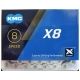 łańcuch KMC X8 silver box -zdjęcie numer 1