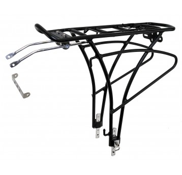 bagażnik alu pod sakwy reg. 24/28 czarny