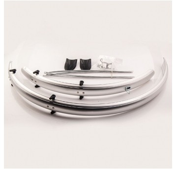 błotnik pcv vinyl 28" 48 mm/srebny