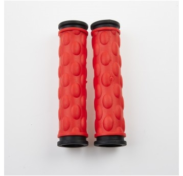 chwyt mtb pcv czerwono / czarny