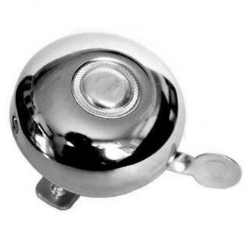 dzwonek stalowy srebny