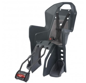 fotelik Polisport na sztycę 29" grafit/szary