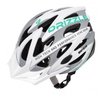 kask Meteor Drizzle biało-miętowy L(58-61cm)