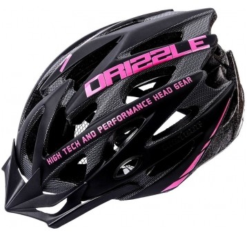 kask Meteor Drizzle czarno-róż XL(61-63cm)