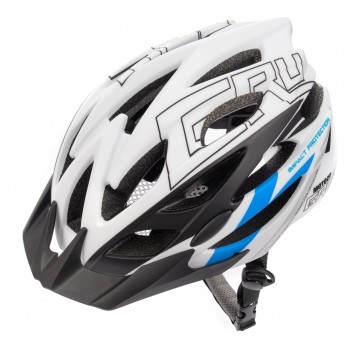 kask Meteor Gruver M(55-58cm) biało/niebieski