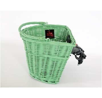 kosz wiklina clip-on miętowy