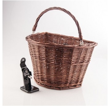 kosz wiklina uchwyt met.