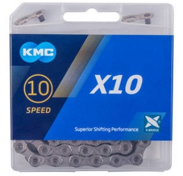 łańcuch KMC X10 szary box