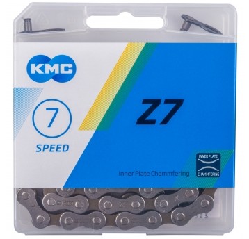 łańcuch KMC Z7 szary/brąz box