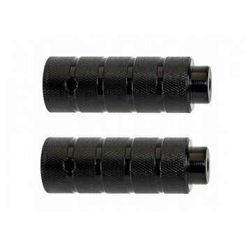 pegi do BMX stalowe czarne