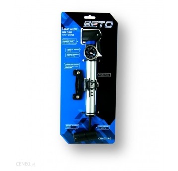 pompka Beto mini czarna alu/manometr CLD-030
