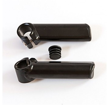 rogi kierownicy alu czarne